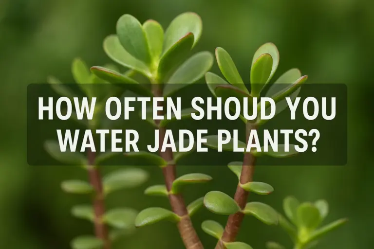 How Often Should You Water Jade Plants